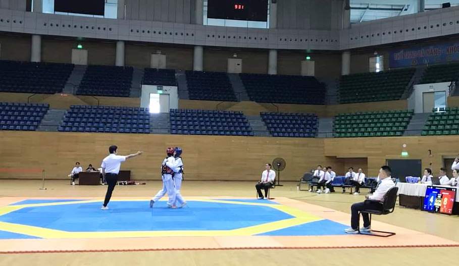 Ảnh trao thưởng Giải Taekwondo TP 2024 2
