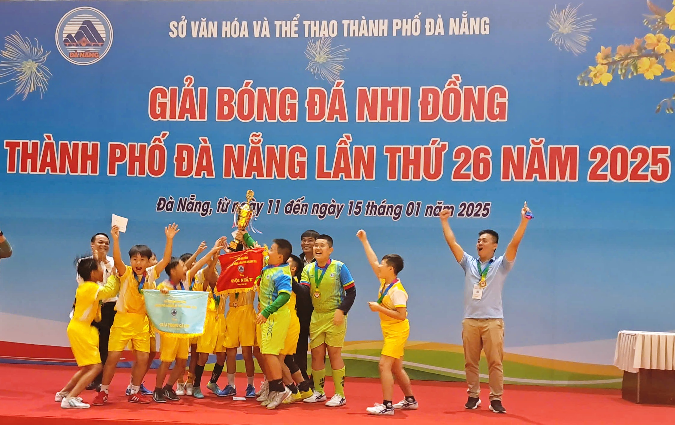 Kết thúc Giải Bóng đá Nhi đồng thành phố Đà Nẵng lần thứ 26 năm 2025